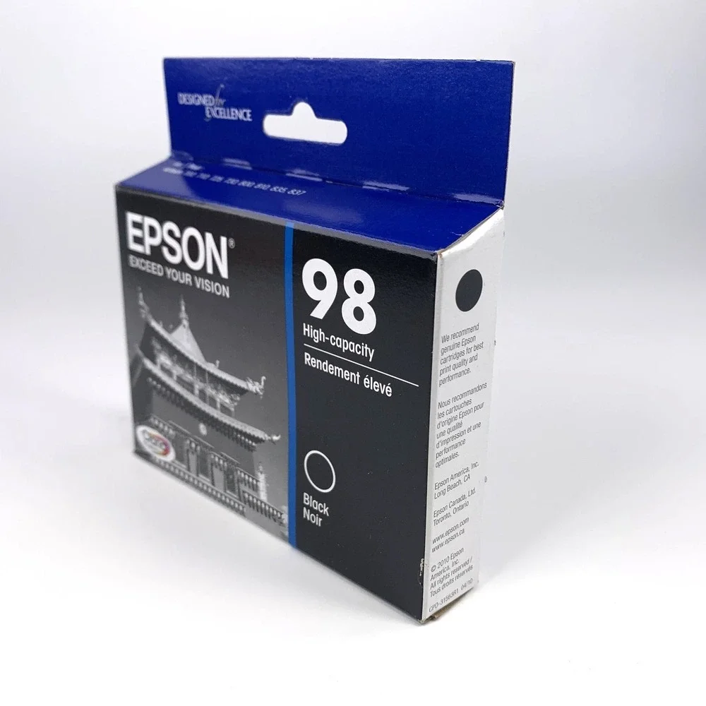 Genuine Epson 98 High Capacity Black Ink T098120 - EXP 01/2025 NEW